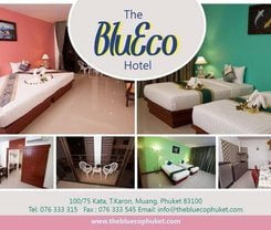 The BluEco Hotel. Location at 100 / 75 Kata, T.Karon, Muang, Phuket